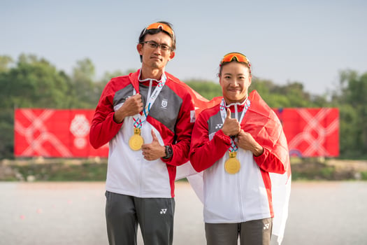 SEA Games 2025: Old pals Stephenie Chen, Lucas Teo team up for new kayak gold