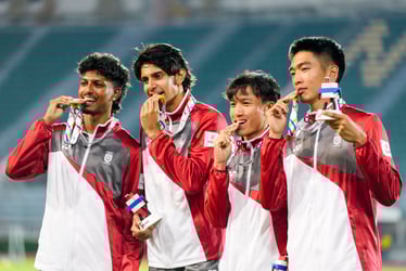 SEA Games 2025: Singapore win men’s 4x400m relay bronze on final day of athletics