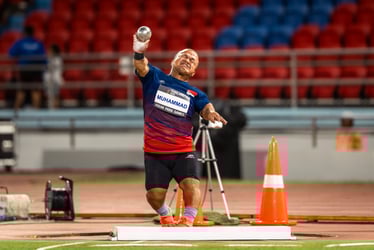 Thailand 2025: Diroy shot put champion again as he completes hat-trick of titles