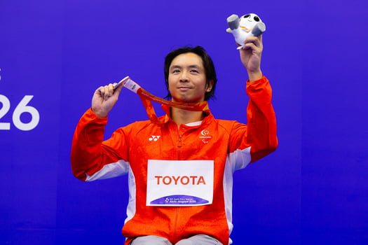 Asian Para Games 2026: Fruitful Final Day in the Pool for Singapore as Toh Claims Silver, Wong Sets National Record